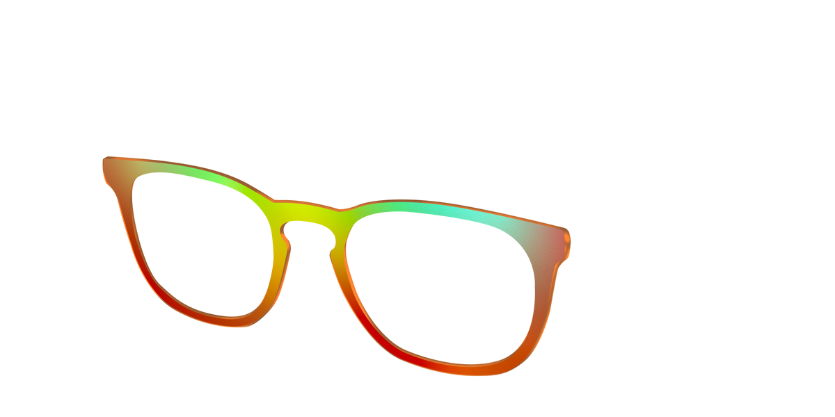 The Apricot Ombre - Angle Top Image - Pair Eyewear