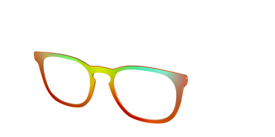 The Apricot Ombre - Angle Top Thumbnail - Pair Eyewear