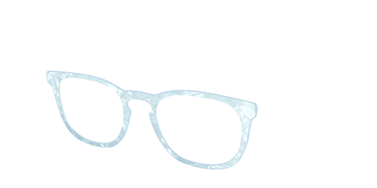 The Aquamarine Pearl Marble - Angle Top Image - Pair Eyewear