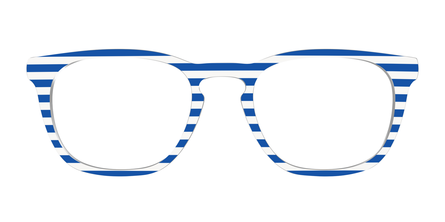 The Beach Umbrella Stripes - Front Top Image - Pair Eyewear
