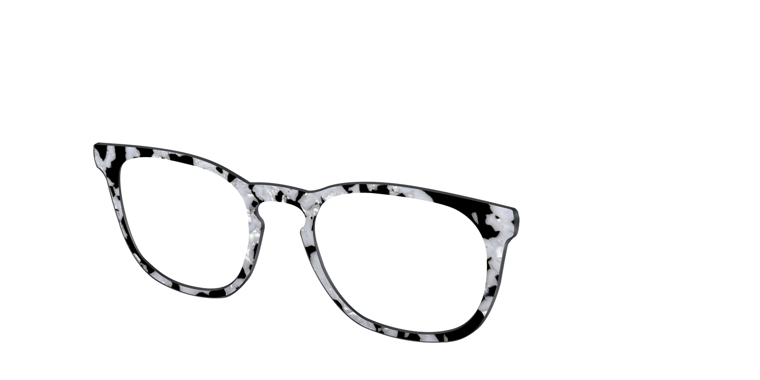 The Black & White Pearl Tortoise - Angle Top Image - Pair Eyewear