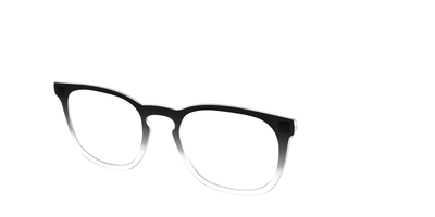 The Black Gradient Crystal - Angle Top Thumbnail - Pair Eyewear
