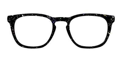 The Black Holographic Flakes - Front Top Thumbnail - Pair Eyewear