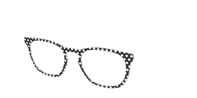 The Black Polka Dots - Angle Top Thumbnail - Pair Eyewear