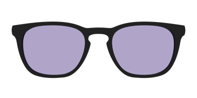 The Black With Celestial Purple Lens - Front Top Thumbnail - Pair Eyewear