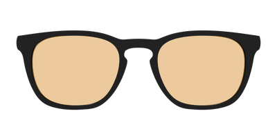 The Black With Umber Brown Lens - Front Top Thumbnail - Pair Eyewear
