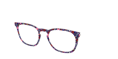 The Bone-Chilling Blossoms - Angle Top Thumbnail - Pair Eyewear