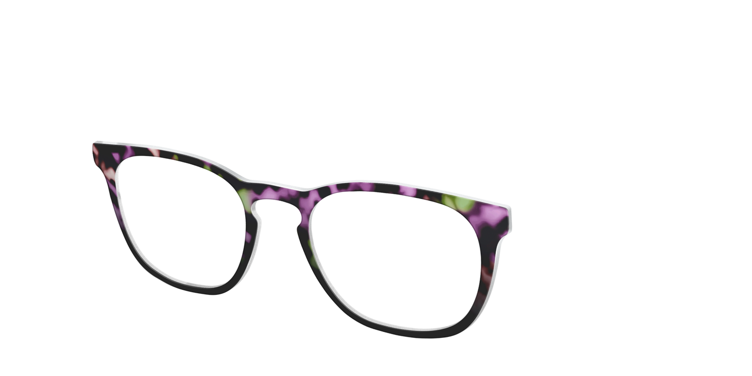 The Boysenberry Tortoise - Angle Top Image - Pair Eyewear