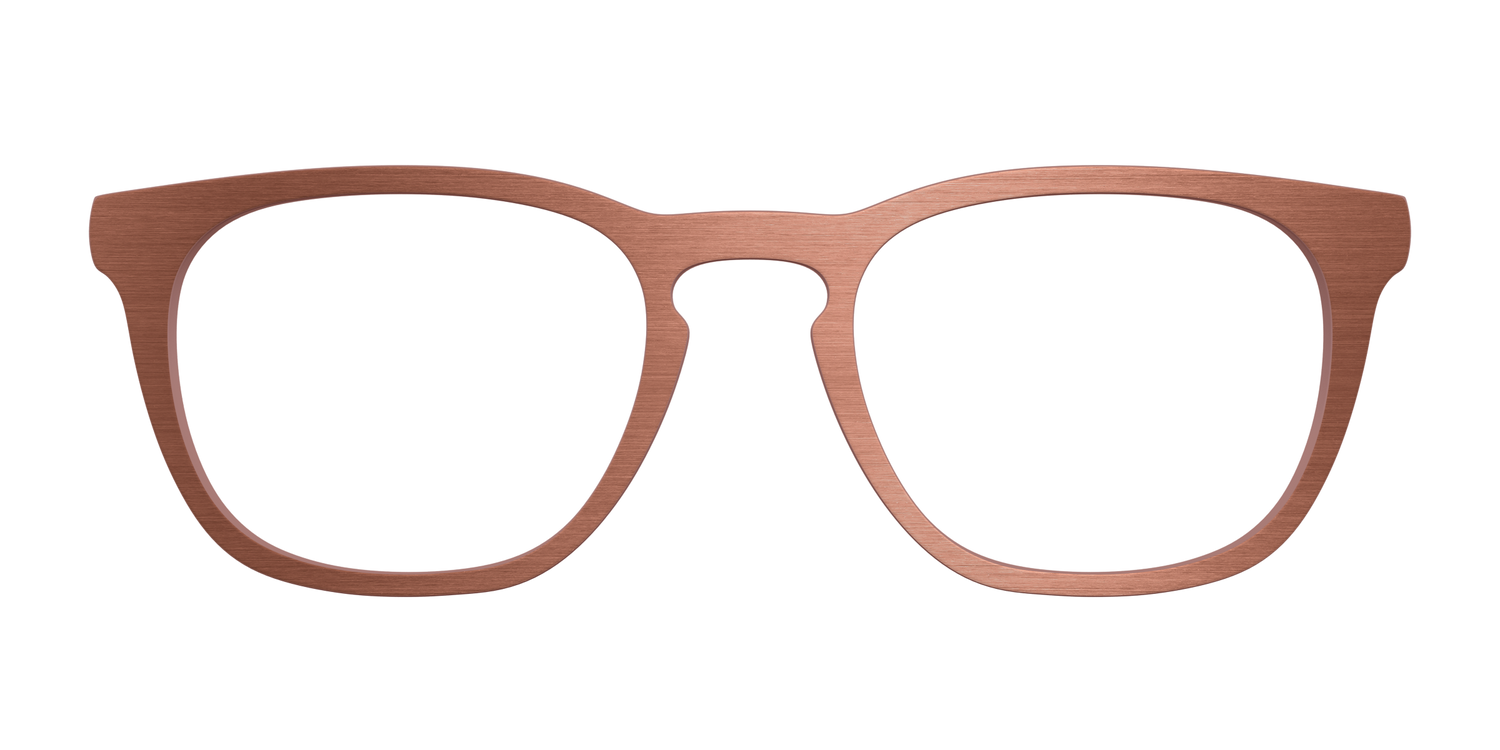 The Brushed Champagne - Front Top Image - Pair Eyewear