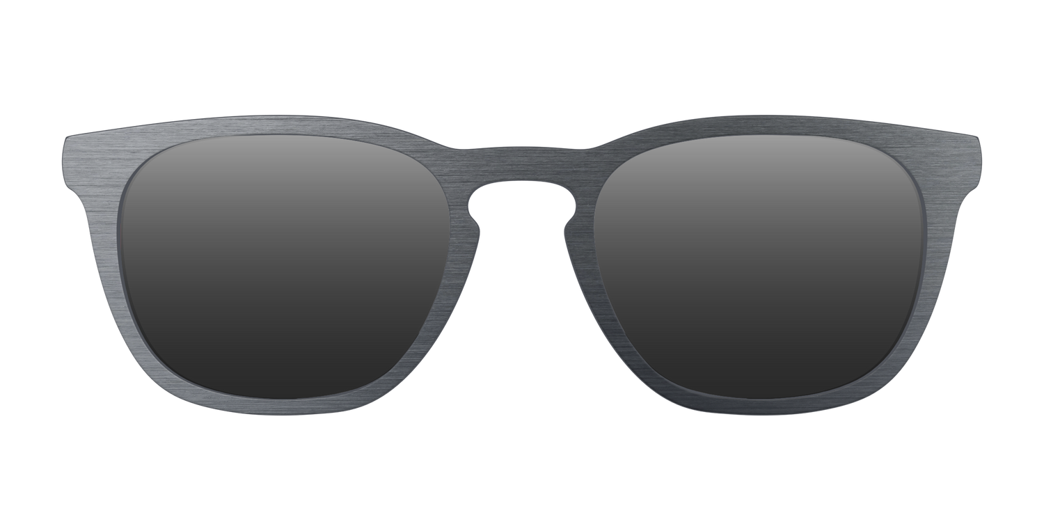 The Polarized Brushed Nickel Sun Top - Front Top Image - Pair Eyewear