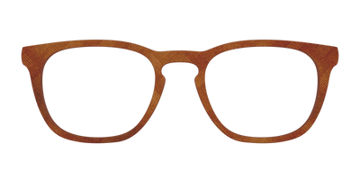 The Burnt Orange Basketweave - Front Top Thumbnail - Pair Eyewear