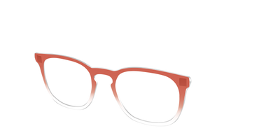 The Burnt Orange Gradient Crystal - Angle Top Thumbnail - Pair Eyewear