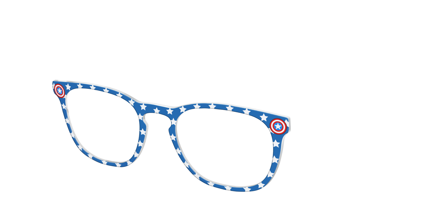 The Captain America Stars - Angle Top Image - Pair Eyewear