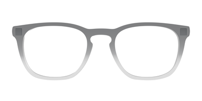 The Charcoal to Light Gray Gradient Crystal - Front Top Thumbnail - Pair Eyewear