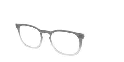 The Charcoal to Light Gray Gradient Crystal - Angle Top Thumbnail - Pair Eyewear