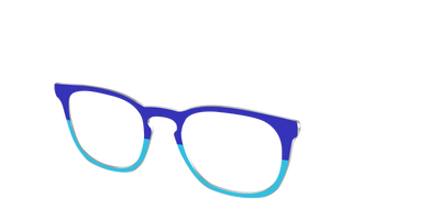 The Cobalt & Capri Split - Angle Top Thumbnail - Pair Eyewear
