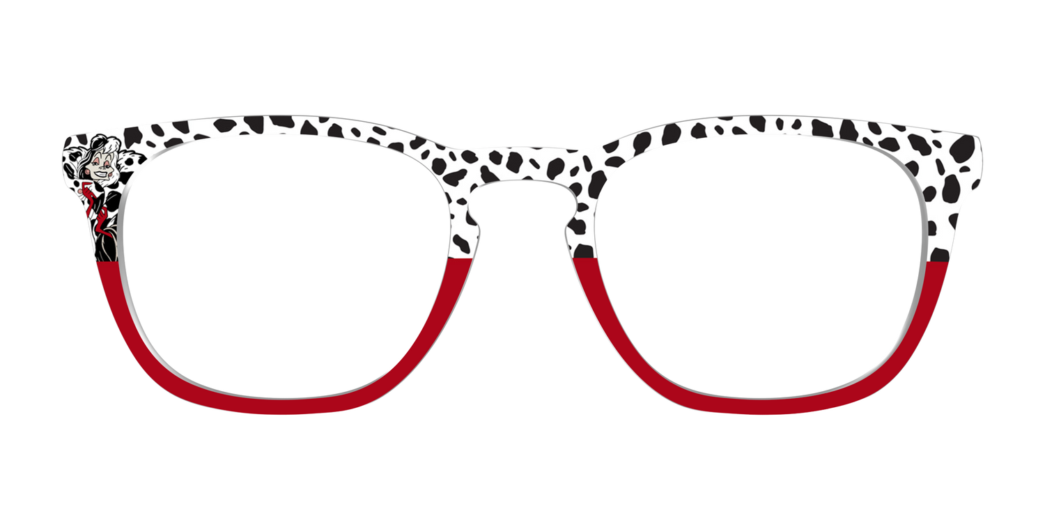 Cruella's Wicked Glamour Split - Front Top Image - Pair Eyewear