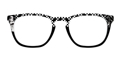 Dark Side Checker Split - Front Top Thumbnail - Pair Eyewear