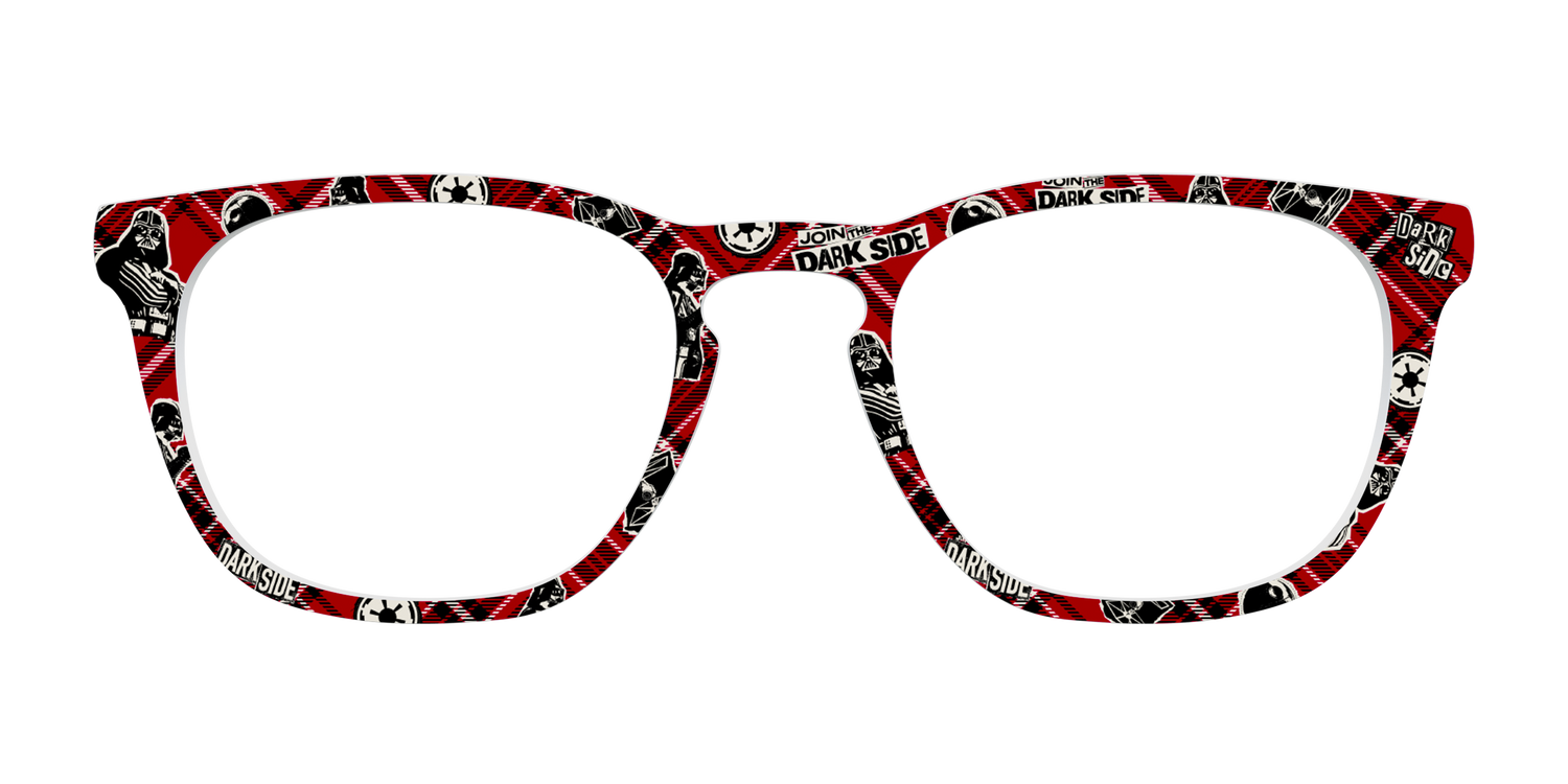 Dark Side Plaid - Front Top Image - Pair Eyewear