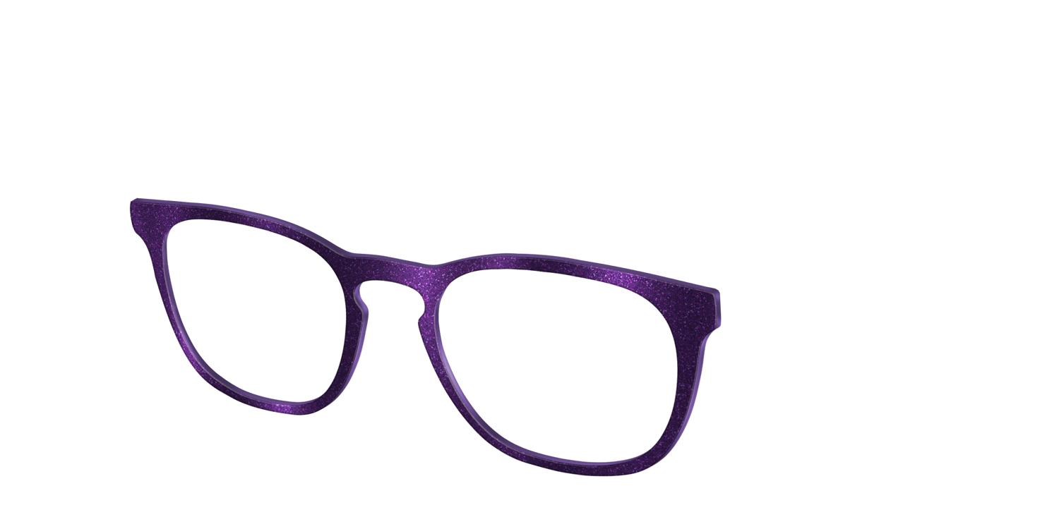 The Deep Purple Shimmer - Angle Top Image - Pair Eyewear