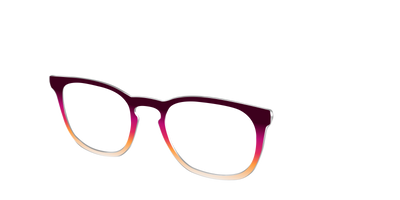 The Ember Gradient - Angle Top Thumbnail - Pair Eyewear