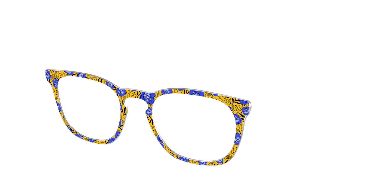 The Fab Floral - Angle Top Image - Pair Eyewear