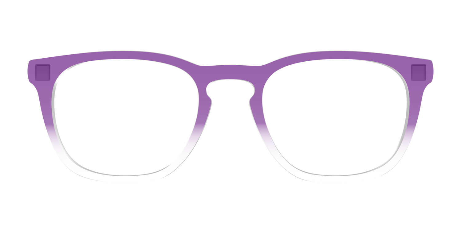 The Grape Gradient Crystal - Front Top Image - Pair Eyewear