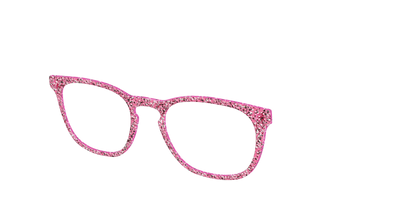 The Hot Pink Sparkle - Angle Top Thumbnail - Pair Eyewear