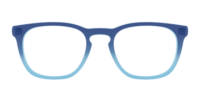 The Indigo to Sky Blue Gradient Crystal - Front Top Thumbnail - Pair Eyewear