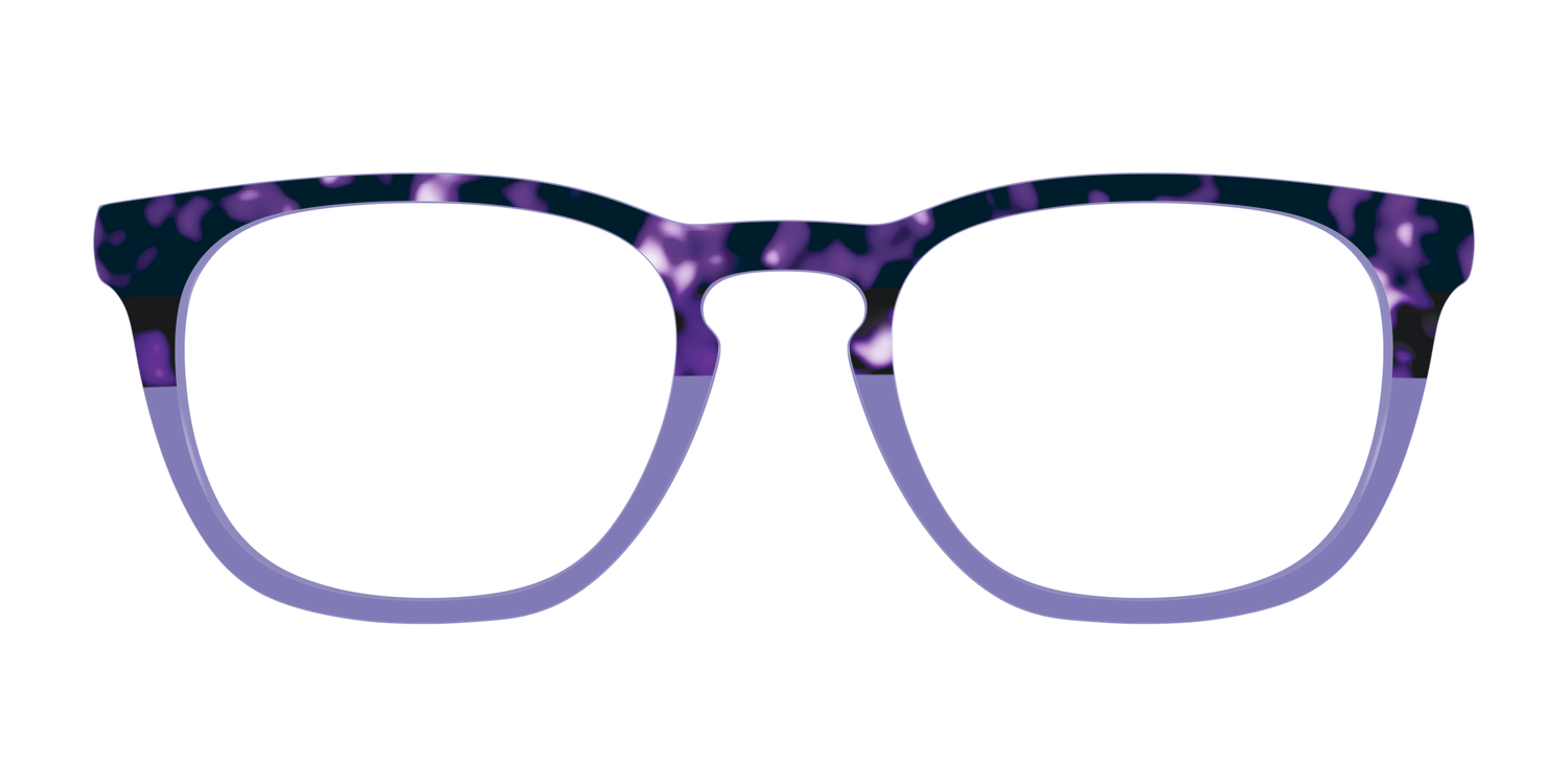 The Iris Tortoise Crystal Split - Front Top Image - Pair Eyewear