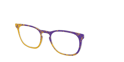 Lakers Splatter - Angle Top Thumbnail - Pair Eyewear