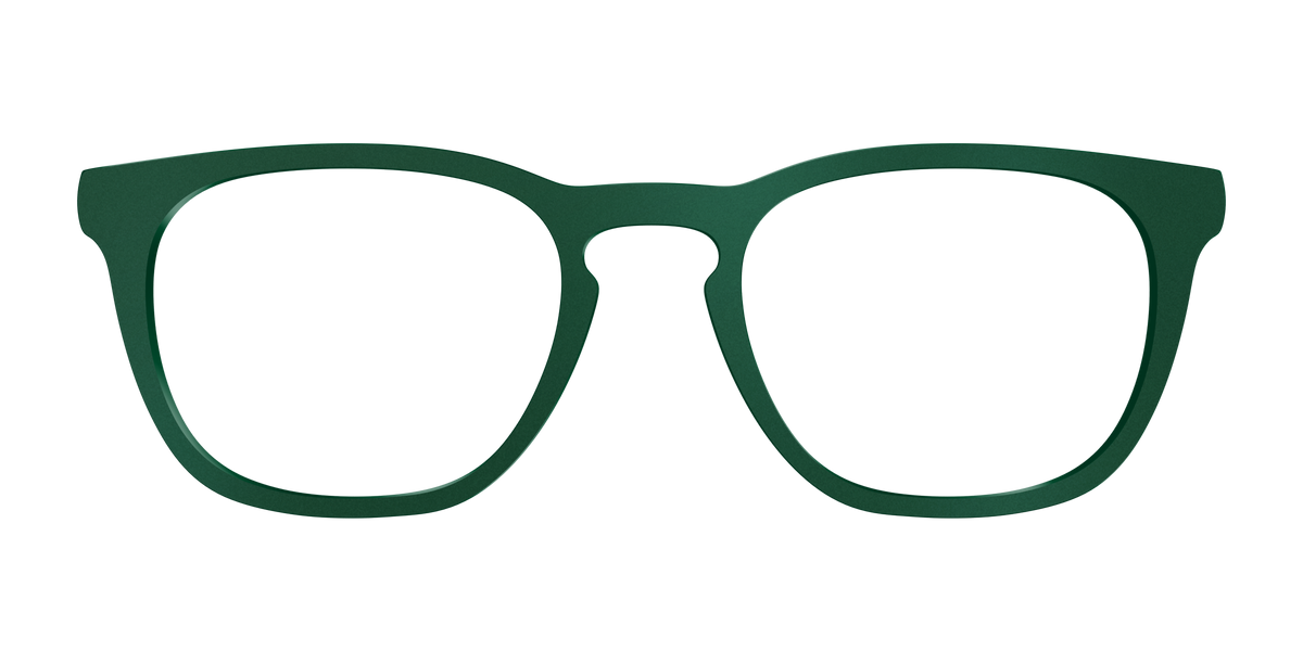 The Matte Spruce - Front Top Image - Pair Eyewear