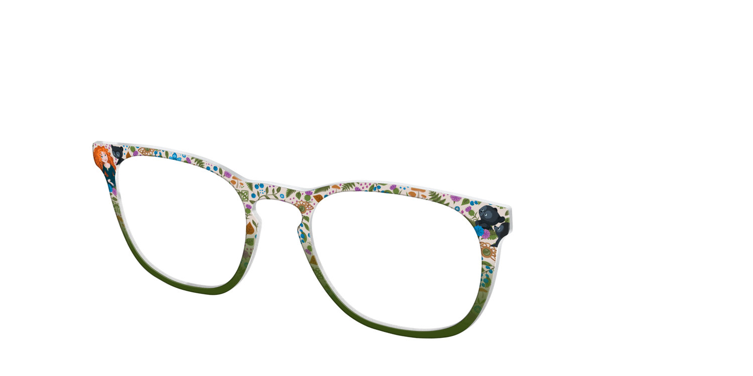 Merida's Brave and Bold Floral - Angle Top Image - Pair Eyewear