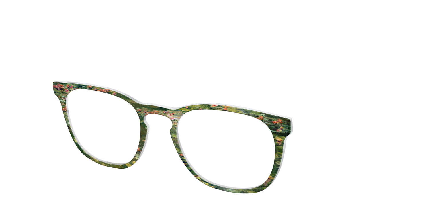 Monet Water Lilies - Angle Top Image - Pair Eyewear
