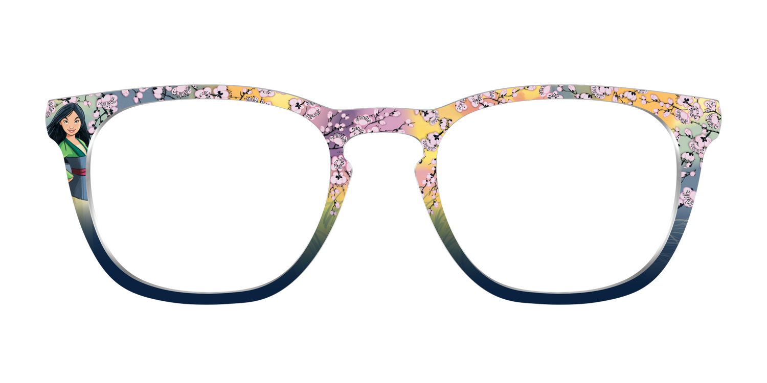 Mulan's Plum Blossoms - Front Top Image - Pair Eyewear