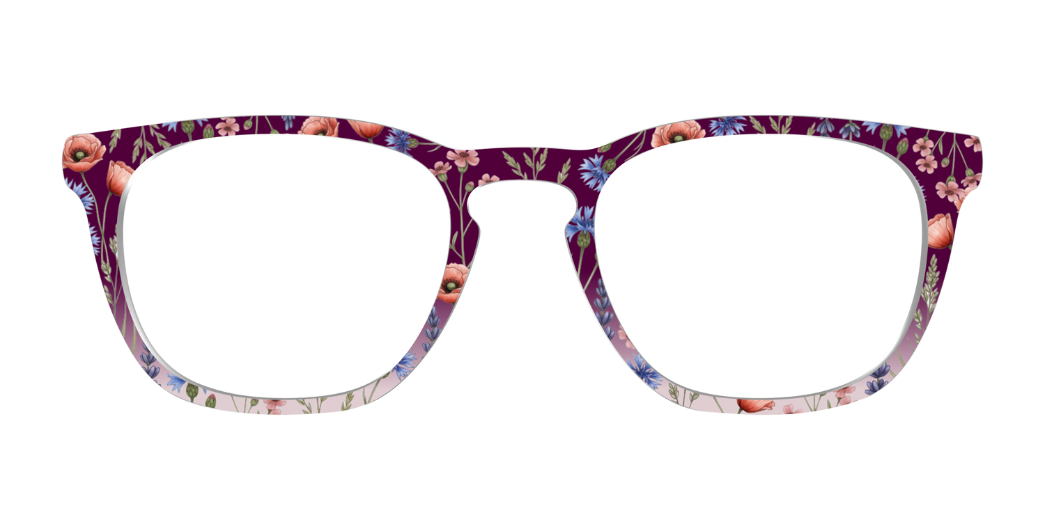 The Mulberry Floral Dip-Dye - Front Top Image - Pair Eyewear