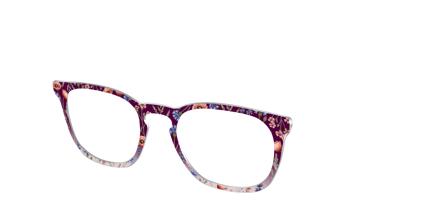 The Mulberry Floral Dip-Dye - Angle Top Image - Pair Eyewear