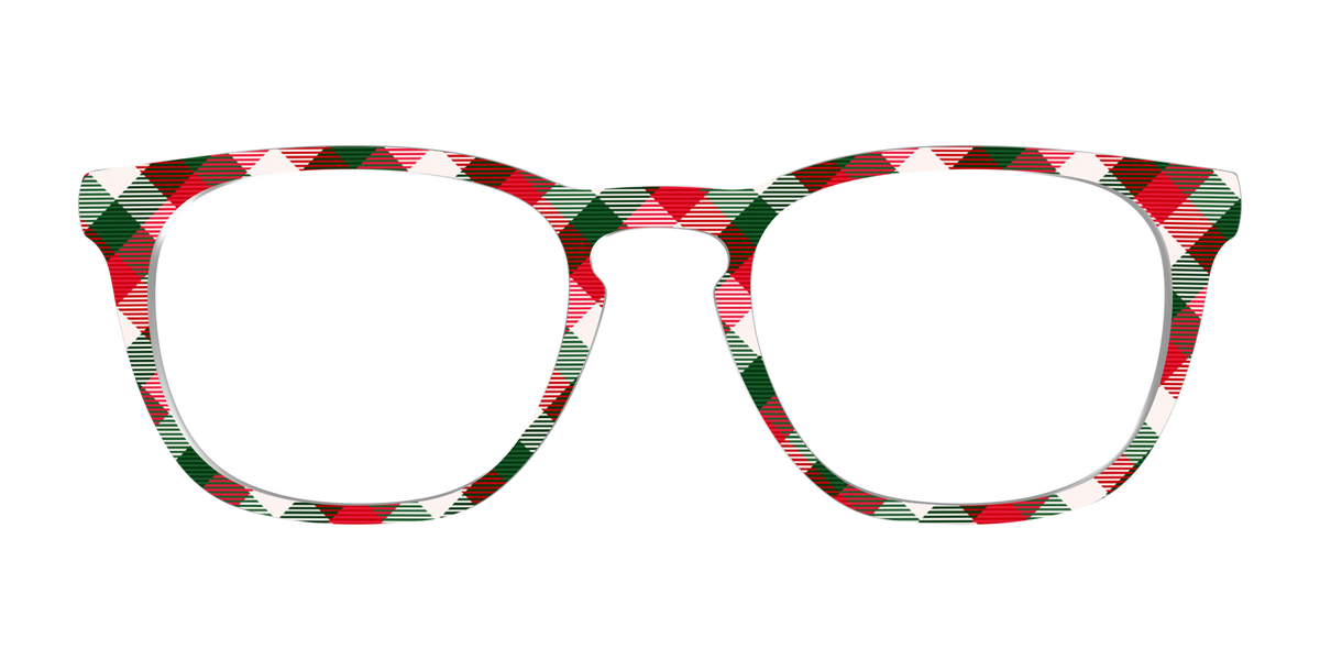 The Nice List Plaid - Front Top Image - Pair Eyewear