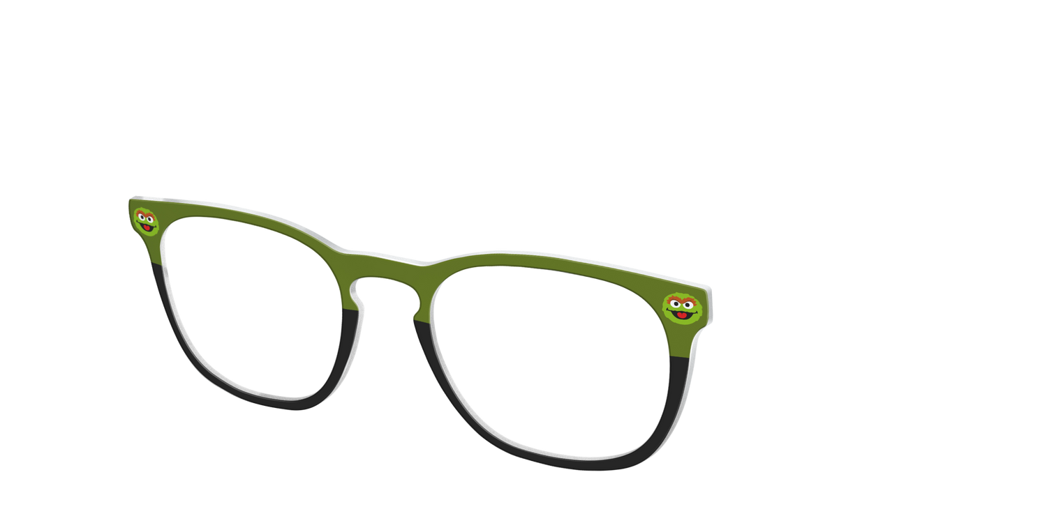 The Oscar the Grouch - Angle Top Image - Pair Eyewear