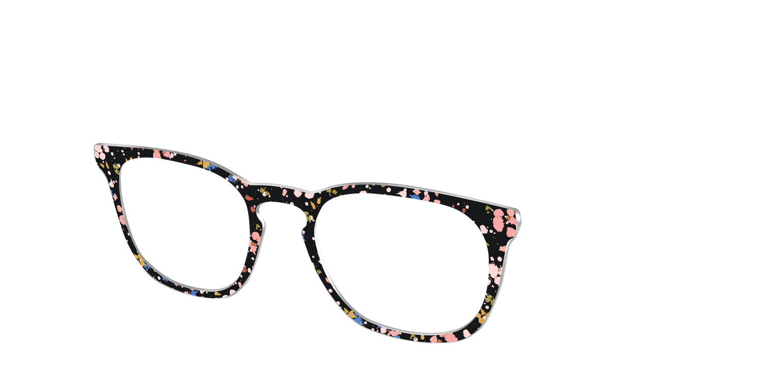 The Pallid Paint Splatter - Angle Top Image - Pair Eyewear
