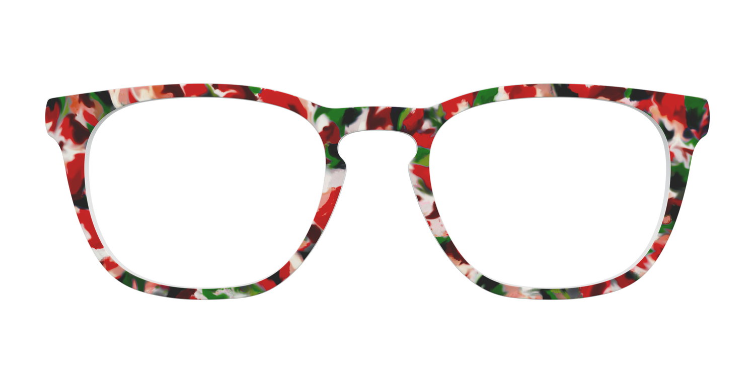 The Peppermint Bark Tort - Front Top Image - Pair Eyewear