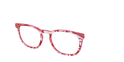 The Peppermint Swirl - Angle Top Thumbnail - Pair Eyewear