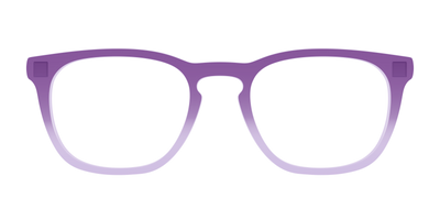 The Plum to Lilac Gradient Crystal - Front Top Thumbnail - Pair Eyewear