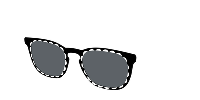 The Polarized Stylish Daisy Sun Top - Angle Top Thumbnail - Pair Eyewear