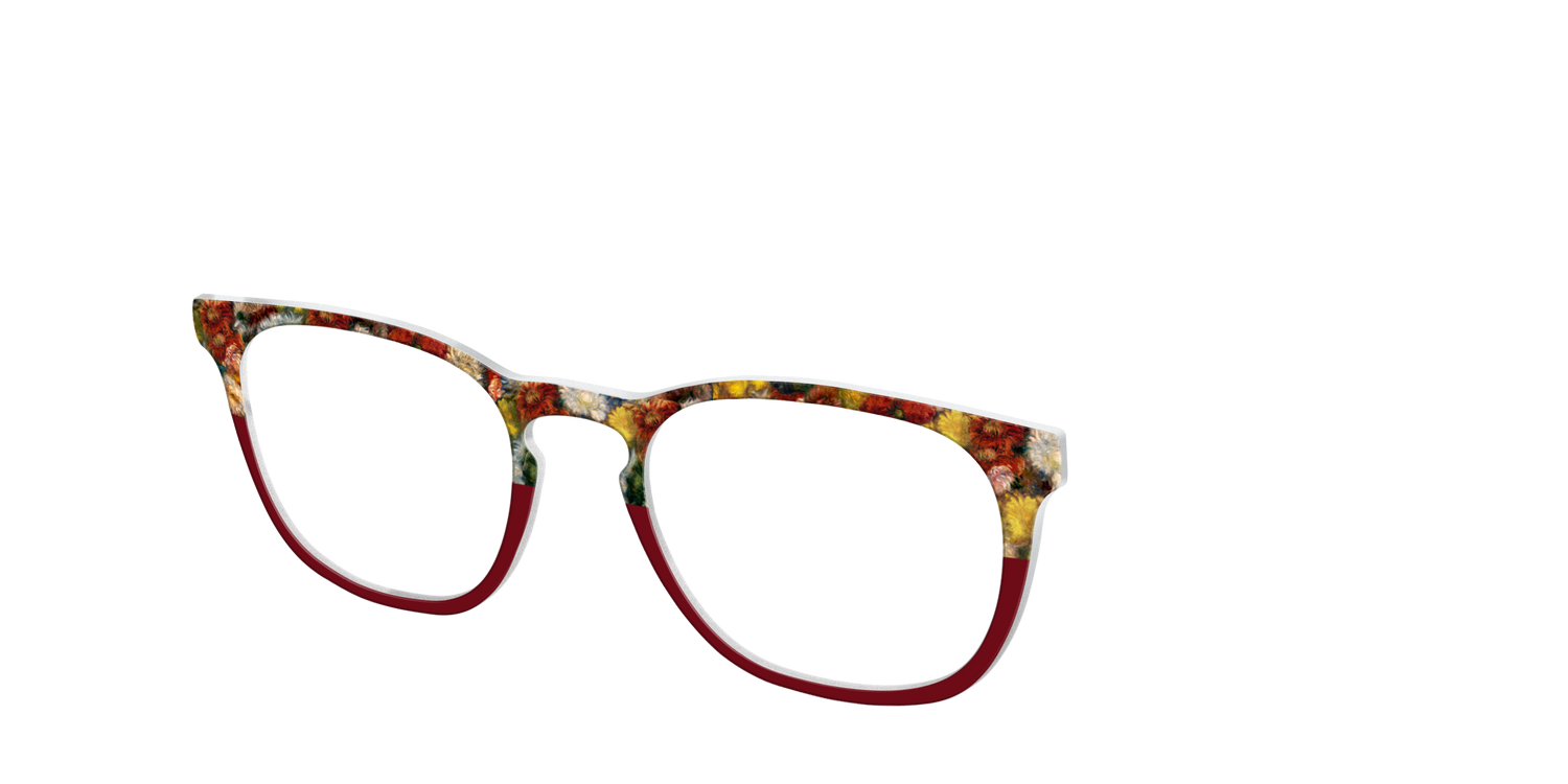 Renoir Bouquet of Chrysanthemums - Angle Top Image - Pair Eyewear