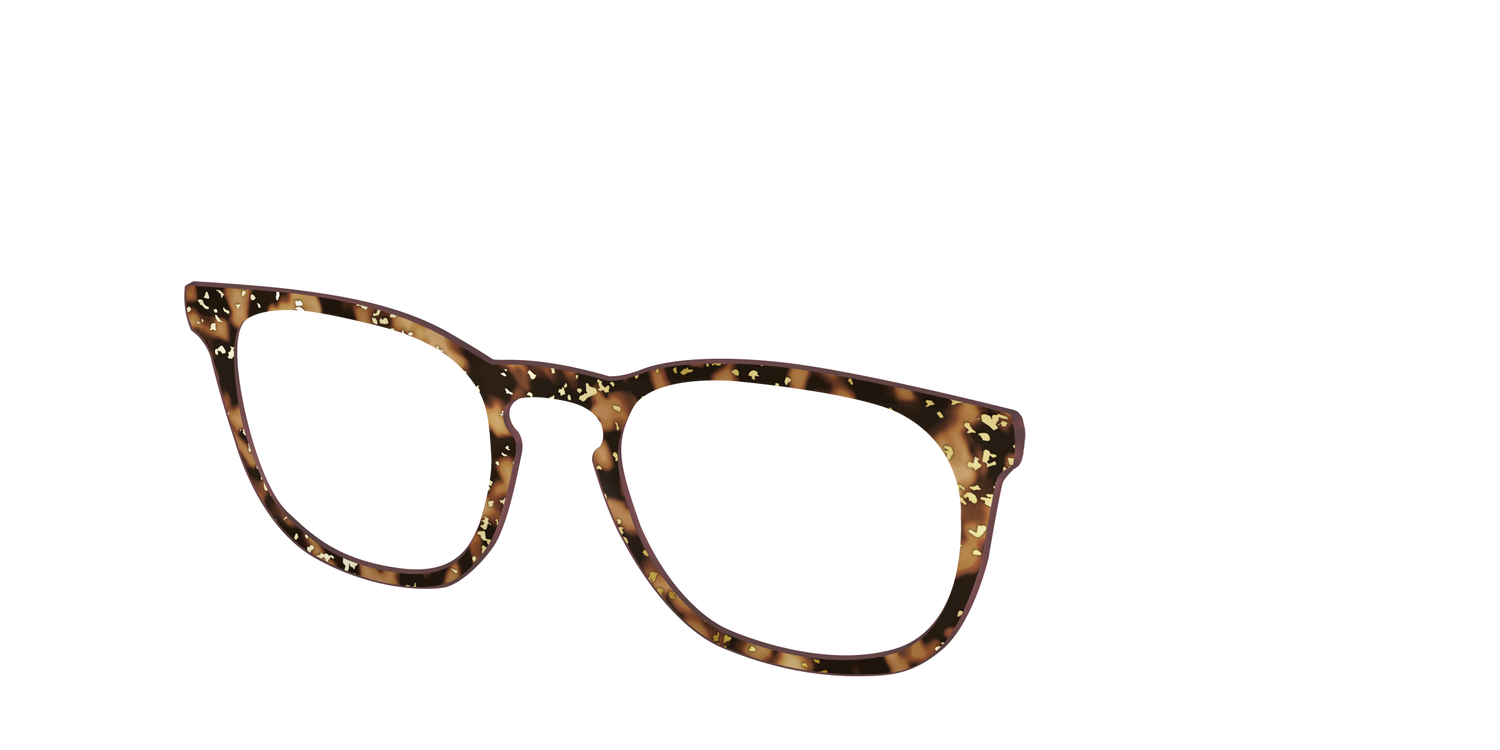 The Sandalwood Tortoise with Gold Foil - Angle Top Image - Pair Eyewear