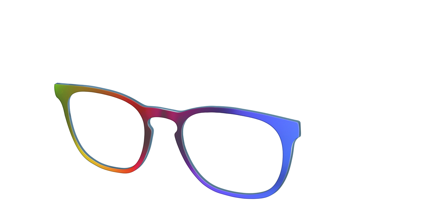 The Satin Spectrum - Angle Top Image - Pair Eyewear