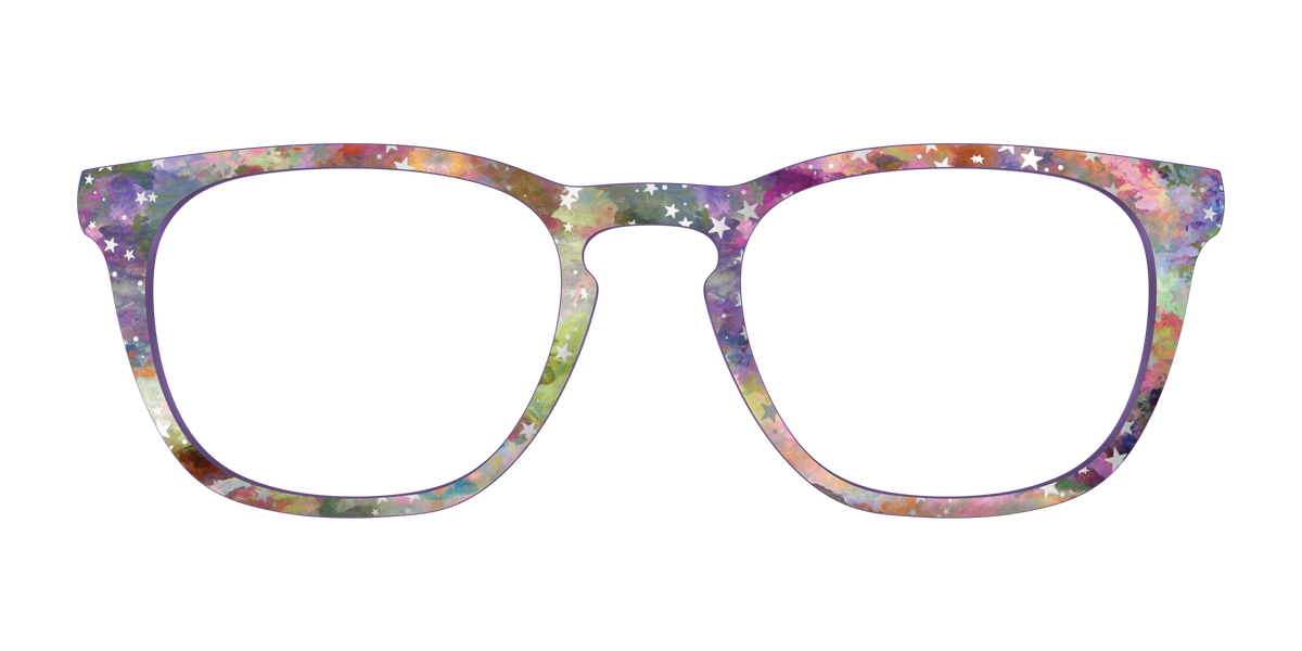 The Silver Foil Starry Sky - Front Top Image - Pair Eyewear