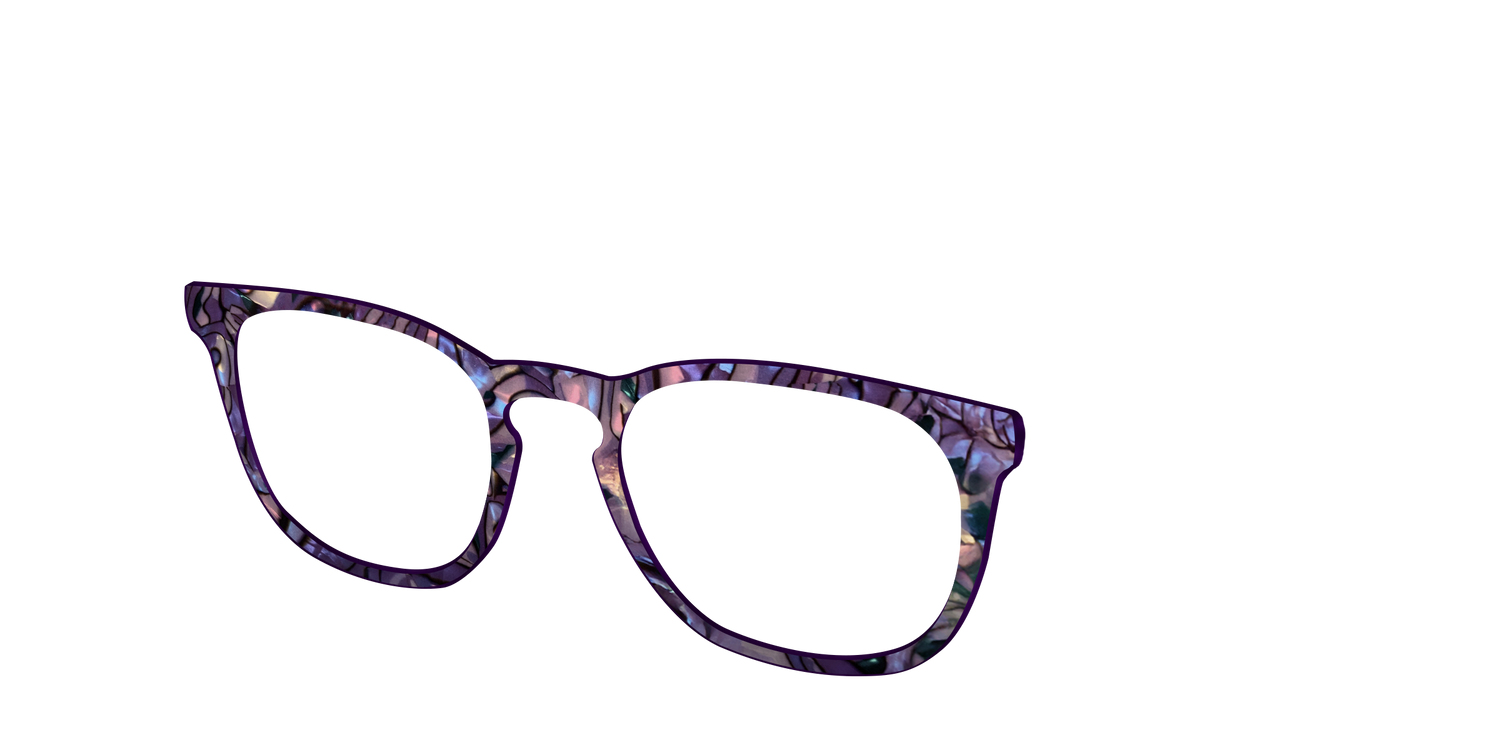 The Thistle Pearl Shell - Angle Top Image - Pair Eyewear