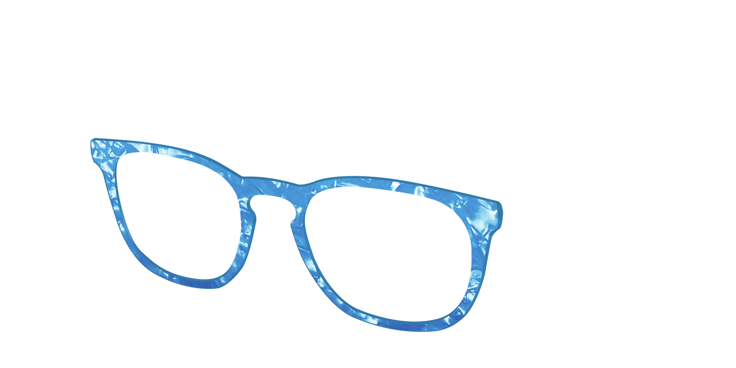 The Topaz Pearl Marble - Angle Top Image - Pair Eyewear